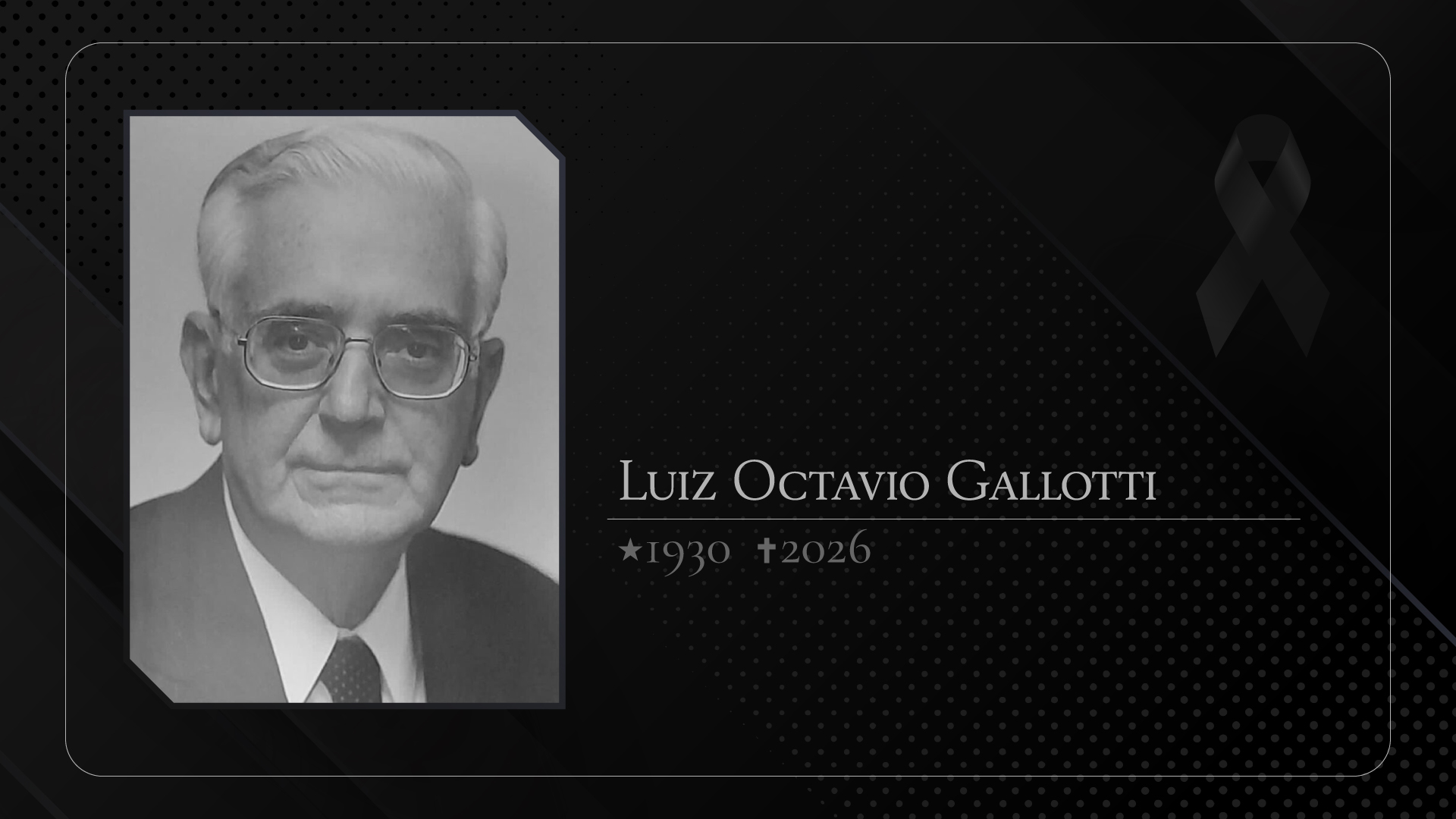 Ministério Público de Contas lamenta falecimento do ministro emérito Luiz Octavio Gallotti, ex-procurador-geral do MPTCU e ex-presidente do TCU 